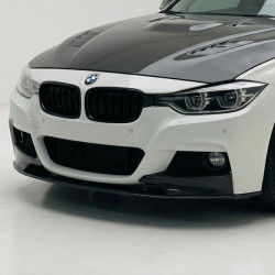 Carbonteile Tuning 1014 - Frontlippe Lippe Frontspoiler Schwert V4 Carbon passend für BMW 3er F30 F31