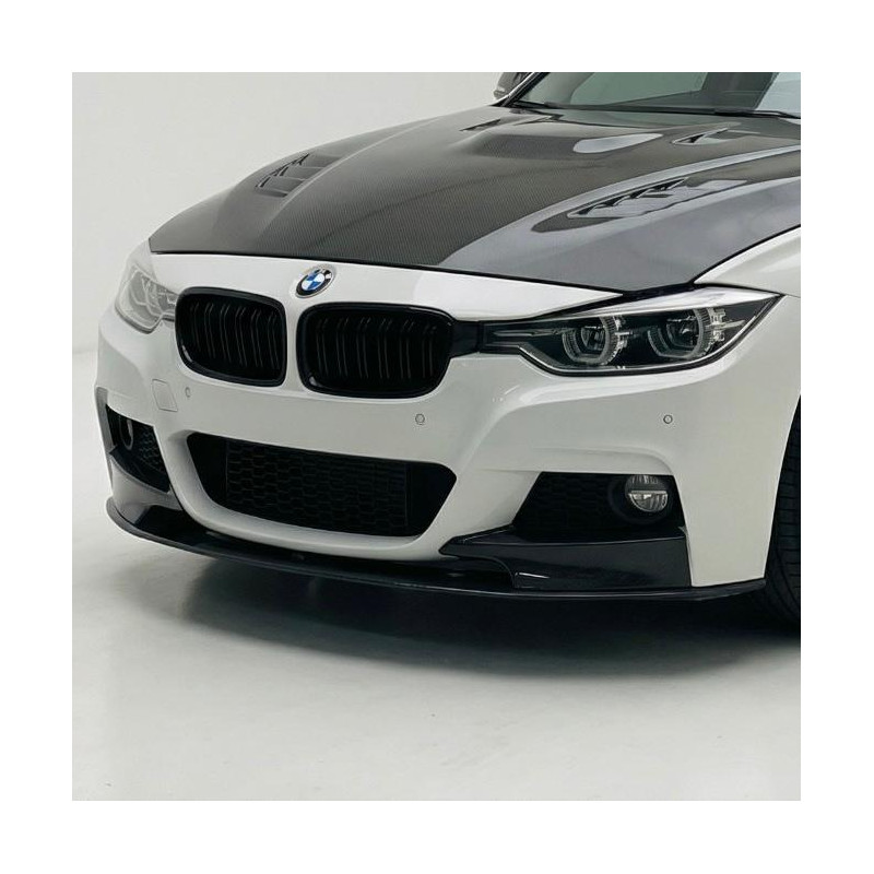 Pièces en carbone Tuning 1014 - Frontlippe V4 Carbon passend für BMW 3er F30 F31
