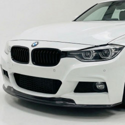 Carbonteile Tuning 1025 - Frontlippe Lippe Frontspoiler Schwert V6 Carbon passend für BMW 3er F30 F31