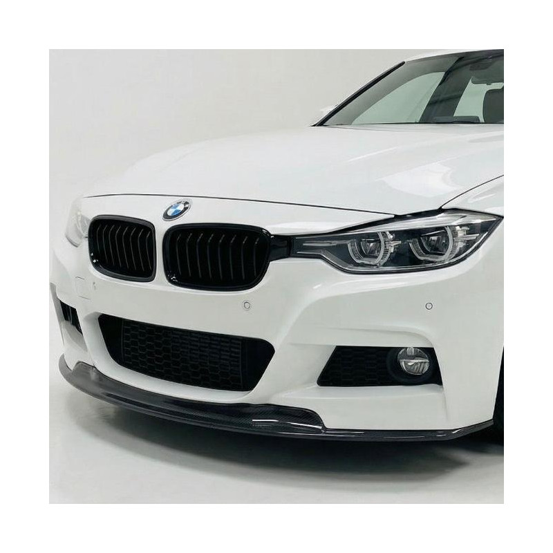 Pièces en carbone Tuning 1025 - Frontlippe V6 Carbon passend für BMW 3er F30 F31