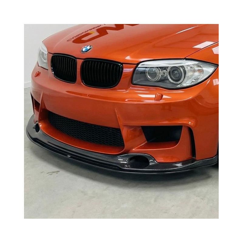 Carbonteile Tuning 1027 - Frontlippe Lippe Frontspoiler Schwert GT4 Performance Carbon passend für BMW 1er M