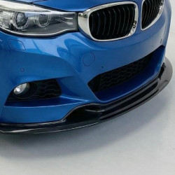 Carbonteile Tuning 1052 - Frontlippe Lippe Frontspoiler Schwert V2 Carbon passend für BMW 3er F34