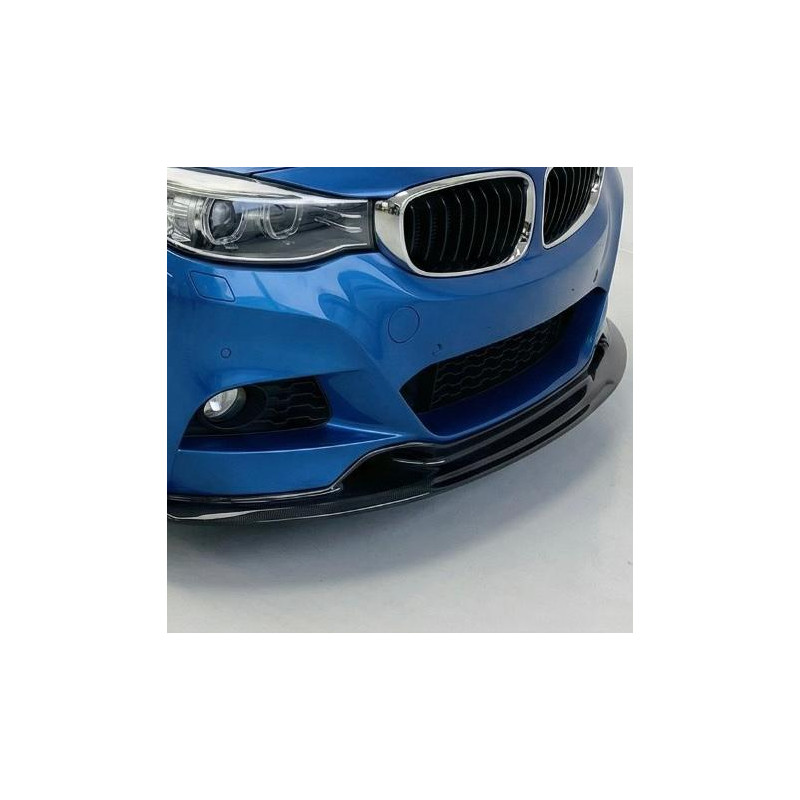 Carbonteile Tuning 1052 - Frontlippe Lippe Frontspoiler Schwert V2 Carbon passend für BMW 3er F34