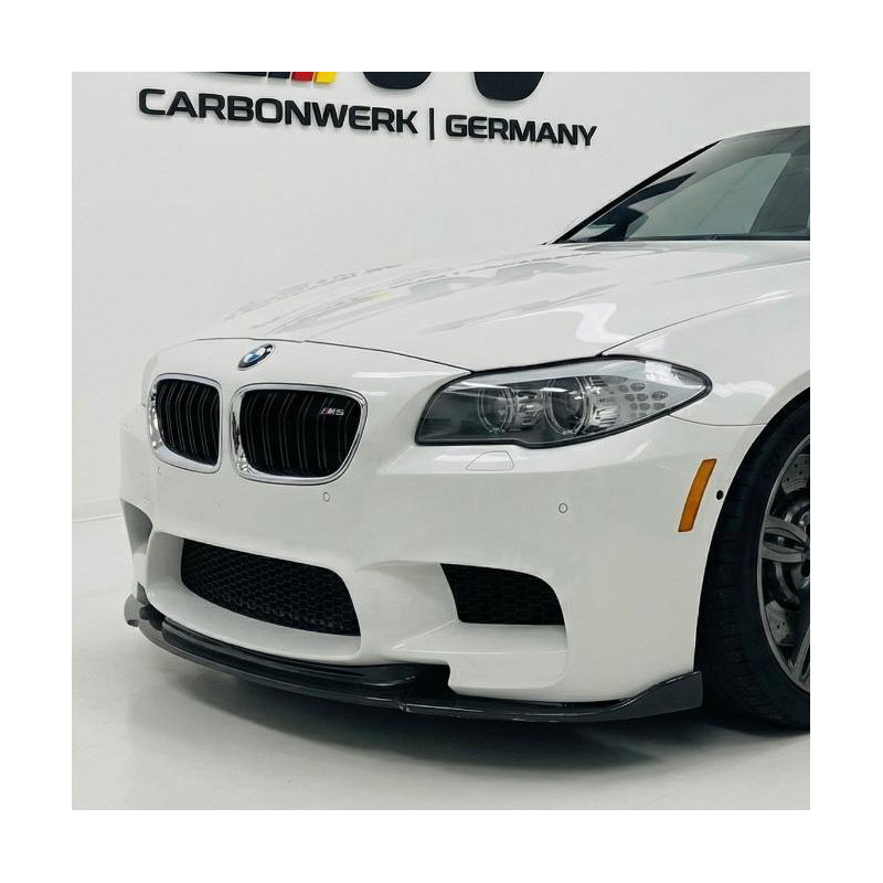 Carbonteile Tuning 1058 - Frontlippe Lippe Frontspoiler Schwert V1 Carbon passend für BMW F10 M5