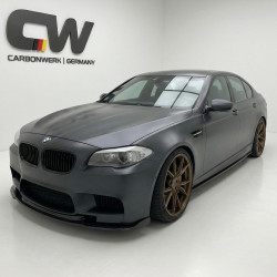 Carbonteile Tuning 1058 - Frontlippe Lippe Frontspoiler Schwert V1 Carbon passend für BMW F10 M5
