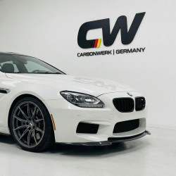 Carbonteile Tuning 1067 - Frontlippe Lippe Frontspoiler Schwert V1 Carbon passend für BMW F06 F12 F13 M6