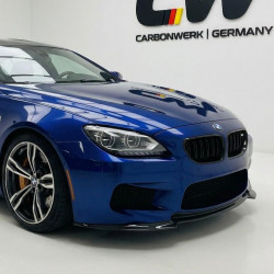 Carbonteile Tuning 1067 - Frontlippe Lippe Frontspoiler Schwert V1 Carbon passend für BMW F06 F12 F13 M6