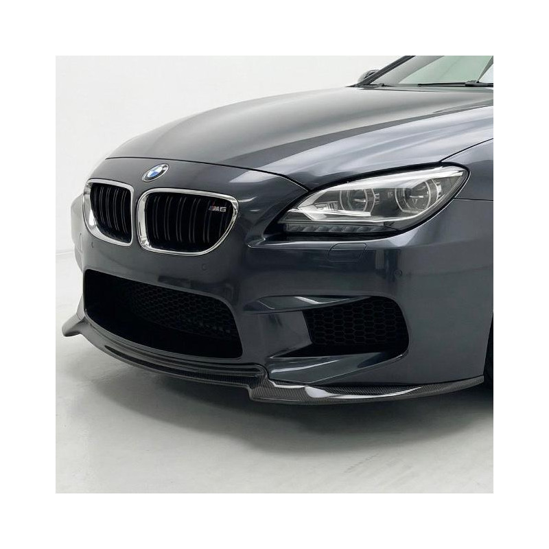 Carbonteile Tuning 1067 - Frontlippe Lippe Frontspoiler Schwert V1 Carbon passend für BMW F06 F12 F13 M6