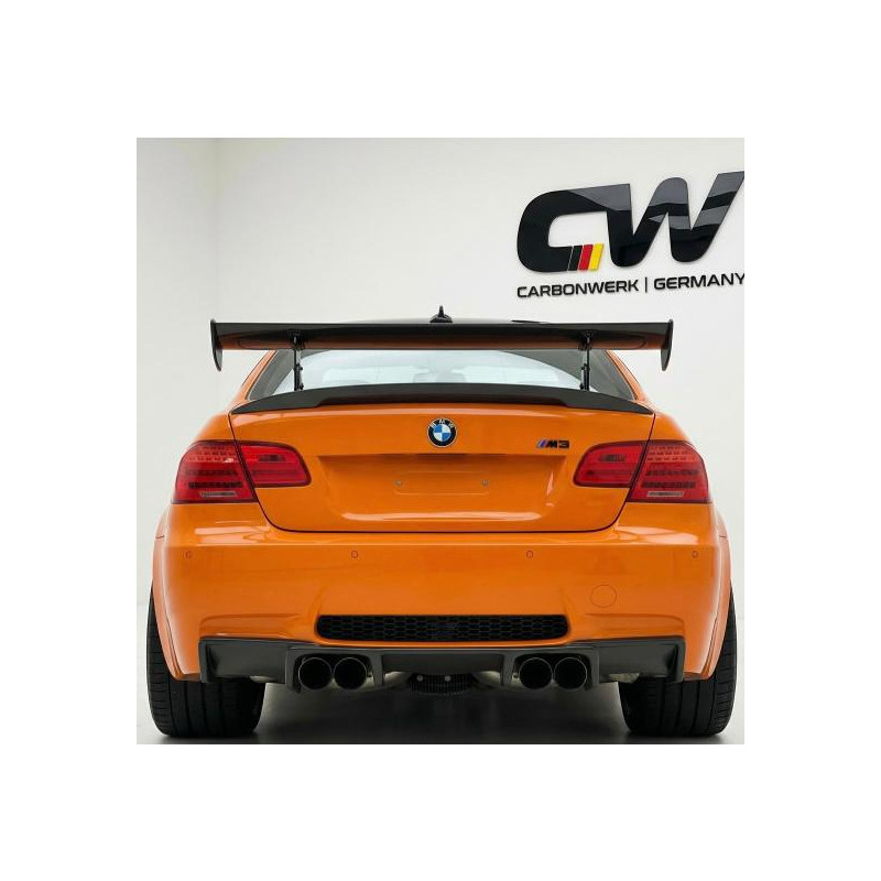 Pièces en carbone Tuning 1202 - Heckspoiler Spoiler Heckflügel Flügel GTS Carbon passend für BMW M3 3er E90 E92