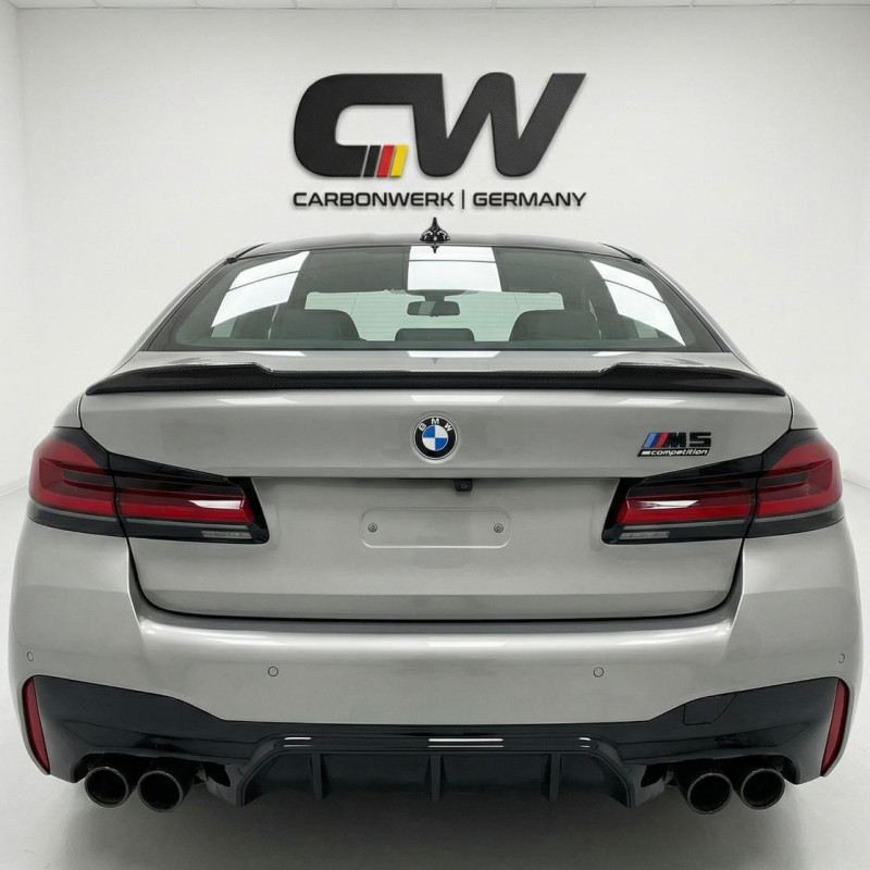 Carbonteile Tuning 1208 - Heckspoiler Clubsport Vollcarbon passend für BMW 5er G30 + F90 M5