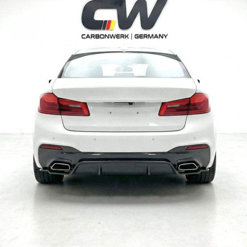 Carbonteile Tuning 1220 - Diffusor Carbon passend für BMW 5er G30 G31
