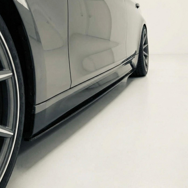Carbonparts Tuning 1229 - Sideskirt Seitenschweller Ansatz Carbon passend für BMW 3er F30 F31 mit MPaket