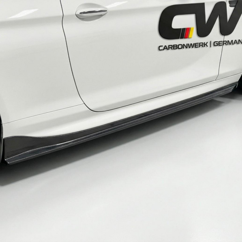 Carbonteile Tuning 1236 - Sideskirts Seitenschweller Ansätze Performance V2 Carbon passend für BMW 6er F12 F13 + M6