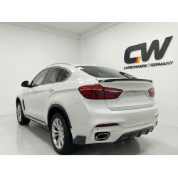 Pièces en carbone Tuning 1238 - Diffusor V Carbon passend für BMW X6 F16