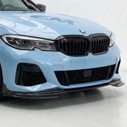 Carbonteile Tuning 1256 - Frontlippe Spoiler Schwert Vollcarbon passend für BMW 3er G20 G21