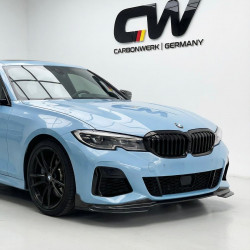 Pièces en carbone Tuning 1256 - Frontlippe Carbon passend für BMW 3er G20 G21