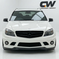 Pièces en carbone Tuning 1273 - Frontlippe Carbon passend für Mercedes C-Klasse W204 C63 AMG Bj. 07-10