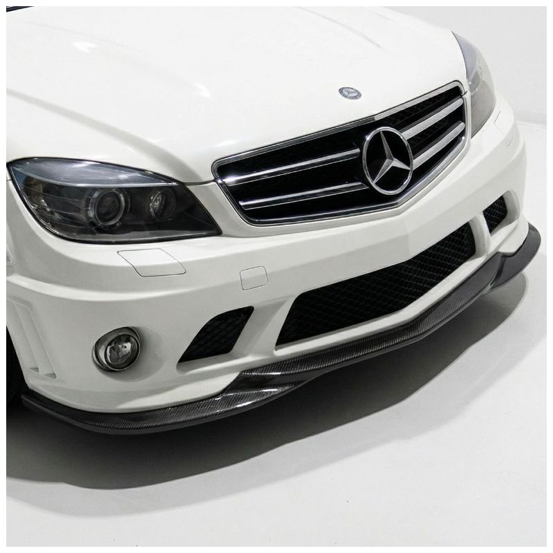 Pièces en carbone Tuning 1273 - Frontlippe Carbon passend für Mercedes C-Klasse W204 C63 AMG Bj. 07-10
