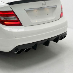 Pièces en carbone Tuning 1275 - Diffusor Carbon passend für Mercedes C-Klasse W204 C204 C63 AMG