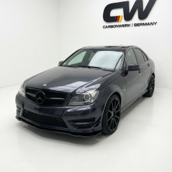 Carbonparts Tuning 2026 - Frontlippe Spoiler Schwert Performance ABS schwarz glänzend passend für Mercedes-Benz W204 C AMG MOPF