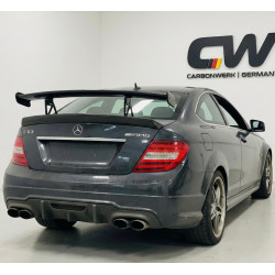 Pièces en carbone Tuning 1689 - Heckflügel Carbon passend für Mercedes-Benz C204 C-Klasse + C63 AMG Coupe
