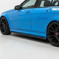 Pièces en carbone Tuning 2077 - Sideskirt Carbon passend für Mercedes C-Klasse W204 C204 C63 AMG