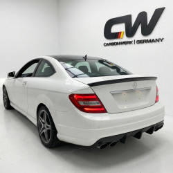 Pièces en carbone Tuning 1735 - Heckspoiler DEEP Carbon passend für Mercedes-Benz C-Klasse Coupe C204 + C63