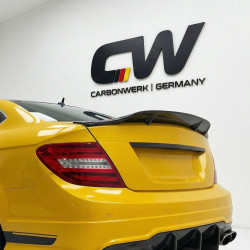 Pièces en carbone Tuning 2778 - Heckspoiler Spoiler Lippe Deep V2 ABS Glanz Schwarz passend für Mercedes-Benz C204 C-Klasse +...
