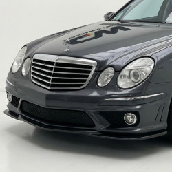 Pièces en carbone Tuning 1271 - Frontlippe Spoiler Schwert Carbon passend für Mercedes-Benz E-Klasse W211 E63 AMG Mopf Facelift