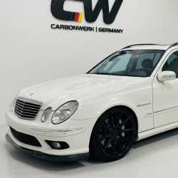 Carbonparts Tuning 1272 - Frontlippe Spoiler Schwert Carbon passend für Mercedes-Benz E-Klasse W211 E55 AMG Vorfacelift
