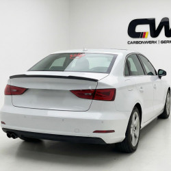 Carbonteile Tuning 1300 - Heckspoiler Spoiler Lippe V Vollcarbon passend für AUDI A3 S3 RS3 8V Limousine