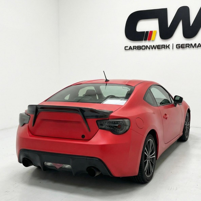 Pièces en carbone Tuning 1362 - Heckspoiler Spoiler Heckflügel Flügel Race Carbon passend für Toyota GT86