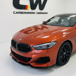 Pièces en carbone Tuning 1413 - Frontlippe Spoiler Schwert Performance Carbon passend für BMW 8er G14 G15 G16