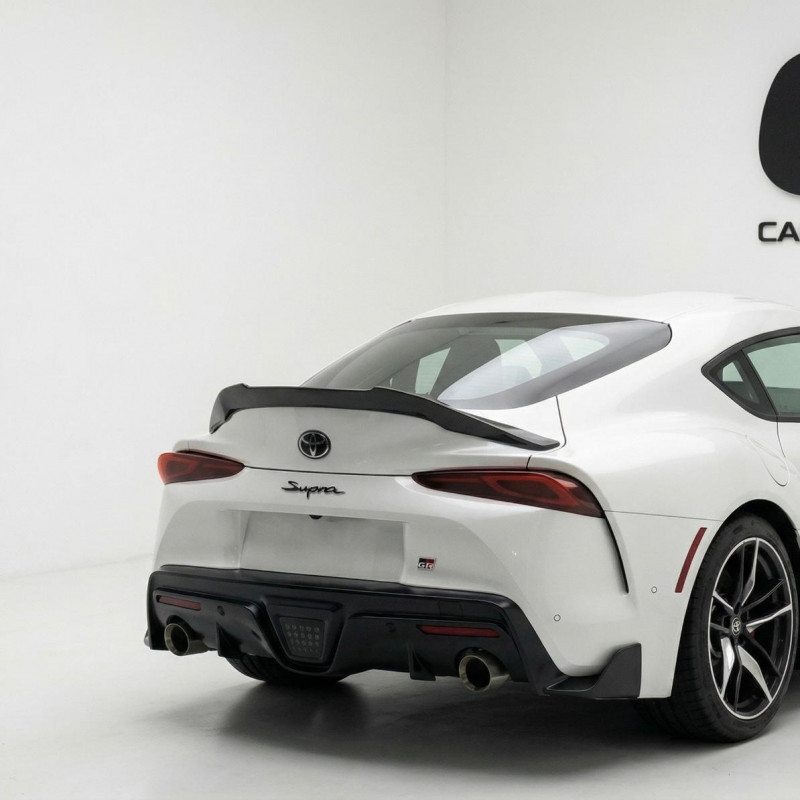 Carbonparts Tuning 2441 - Heckspoiler Spoiler Lippe Highkick ABS Schwarz Glänzend passend für Toyota Supra MK5 A90