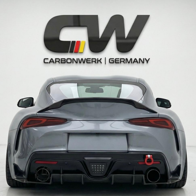 Carbonparts Tuning 1406 - Heckspoiler Spoiler Lippe Cap Vollcarbon passend für Toyota Supra MK5 A90