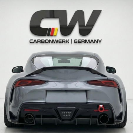 Carbonparts Tuning 1406 - Heckspoiler Spoiler Lippe Cap Vollcarbon passend für Toyota Supra MK5 A90