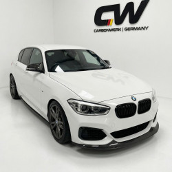 Pièces en carbone Tuning 1419 - Frontlippe Spoiler Schwert GTS Carbon passend für BMW 1er F20 F21 Facelift LCI