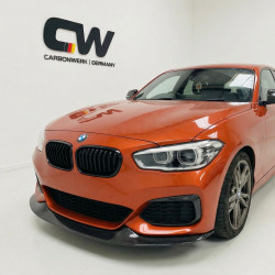 Pièces en carbone Tuning 1419 - Frontlippe Spoiler Schwert GTS Carbon passend für BMW 1er F20 F21 Facelift LCI