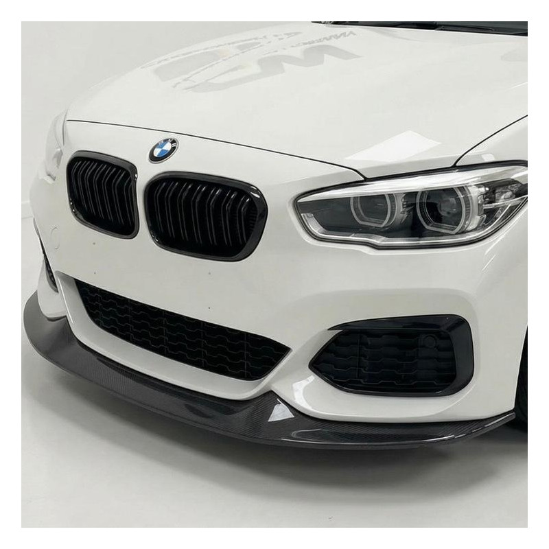 Pièces en carbone Tuning 1419 - Frontlippe Spoiler Schwert GTS Carbon passend für BMW 1er F20 F21 Facelift LCI