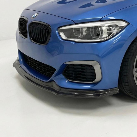 Pièces en carbone Tuning 1418 - Frontlippe V2 Carbon passend für BMW 1er F20 F21 Facelift LCI