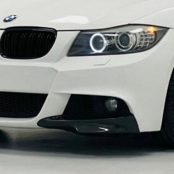 Pièces en carbone Tuning 1570 - Flaps ABS schwarz glänzend passend für BMW 3er E90 E91 LCI