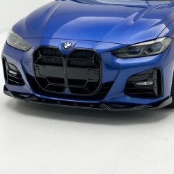 Pièces en carbone Tuning 2033 - Frontlippe Lippe Schwert ABS Glanz Schwarz passend für BMW 4er G22 G23 G26 M Paket