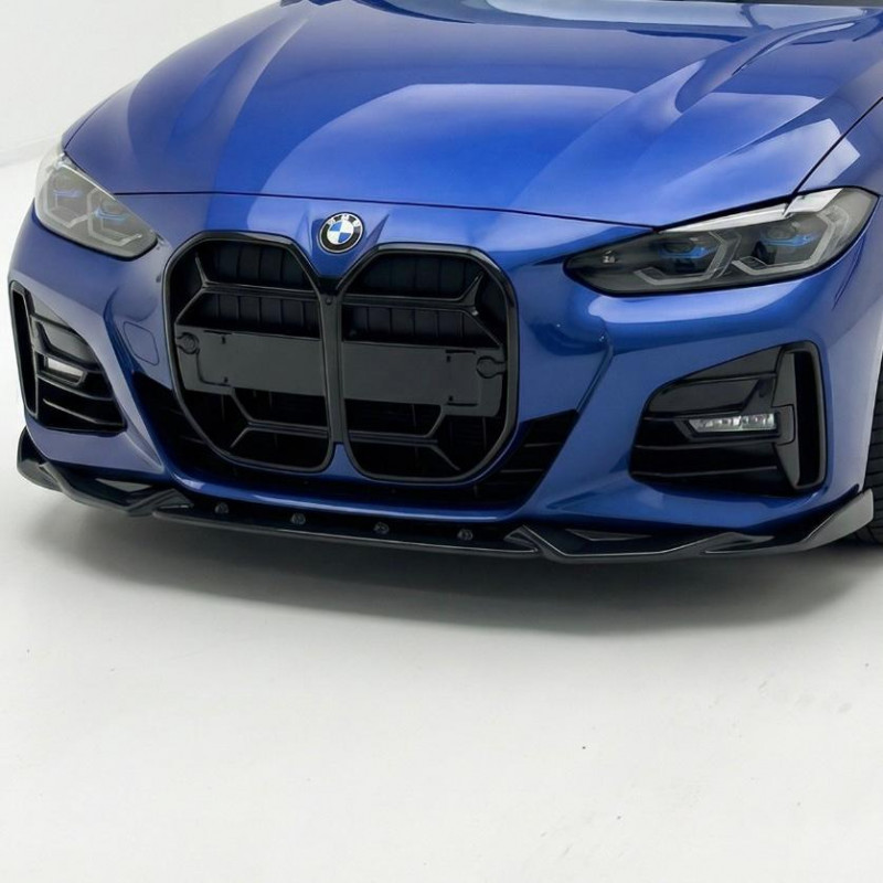Carbonparts Tuning 2033 - Frontlippe Lippe Schwert ABS Glanz Schwarz passend für BMW 4er G22 G23 G26 M Paket