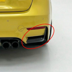 Carbonparts Tuning 1574 - Rear flaps carbon fit for BMW M3 M4 F80 F82 F83