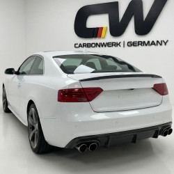 Pièces en carbone Tuning 1996 - Diffusor Diffuser Heckdiffusor Carbon passend für AUDI S5 + A5 B8.5 8T mit SLine 2012 bis 2016