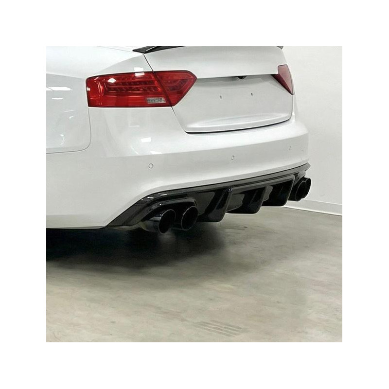 Pièces en carbone Tuning 1996 - Diffusor Diffuser Heckdiffusor Carbon passend für AUDI S5 + A5 B8.5 8T mit SLine 2012 bis 2016