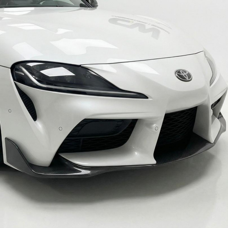 Carbonteile Tuning 1422 - Frontlippe Spoiler Schwert V1 Carbon passend für Toyota Supra MK5 A90