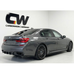 Pièces en carbone Tuning 1458 - Diffusor Vollcarbon passend für BMW 7er G11 G12 Vorfacelift