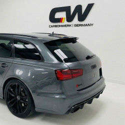 Pièces en carbone Tuning 1471 - Diffusor Carbon passend für AUDI C7 4G RS6 2013-2018