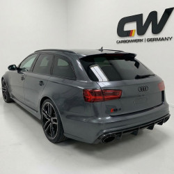 Pièces en carbone Tuning 1471 - Diffusor Carbon passend für AUDI C7 4G RS6 2013-2018
